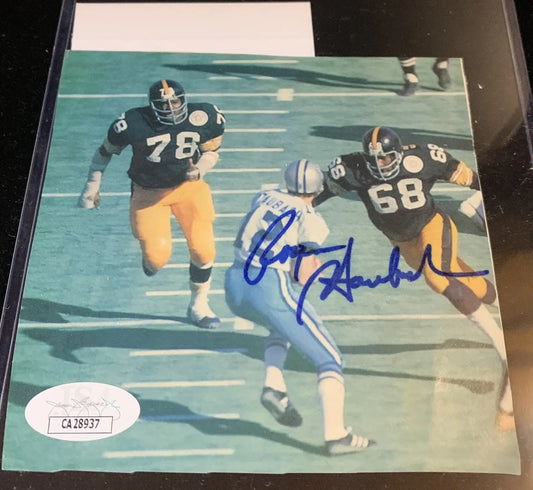 Roger Staubach Autograph on Super Bowl photo, Dallas Cowboys collectible memorabilia