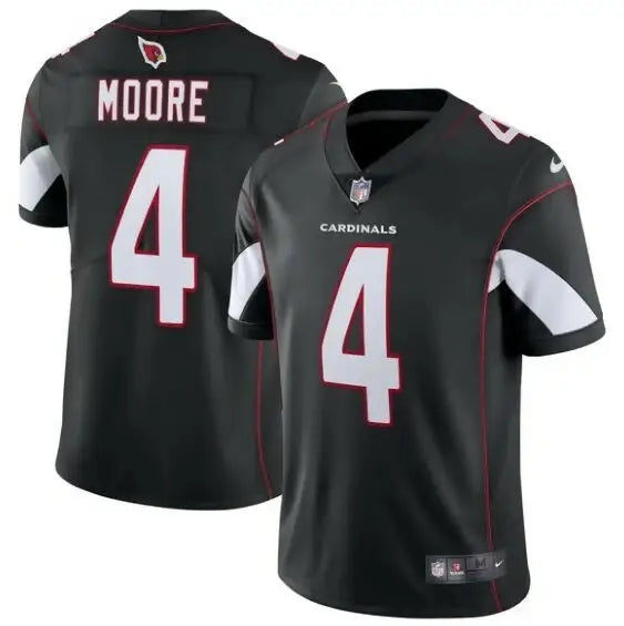 Black Arizona Cardinals Rondale Moore Nike Alternate Vapor Limited Jersey with MOORE and number 4