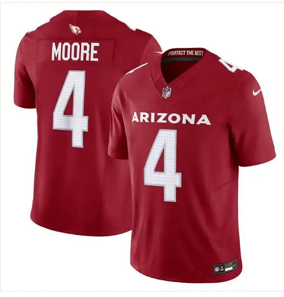 Red Arizona Cardinals Rondale Moore Nike Vapor F.U.S.E. Limited Jersey with number 4 and MOORE on back