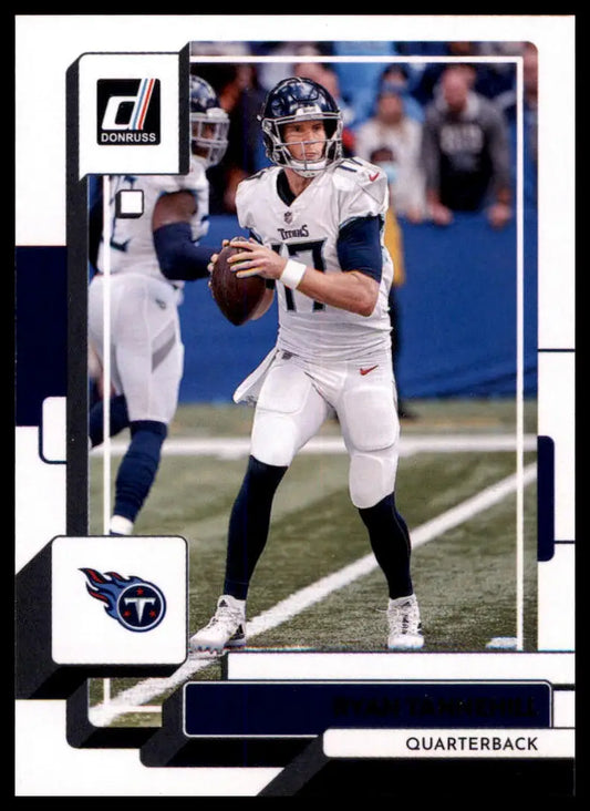 Ryan Tannehill 2022 Donruss football card featuring Tennessee Titans player