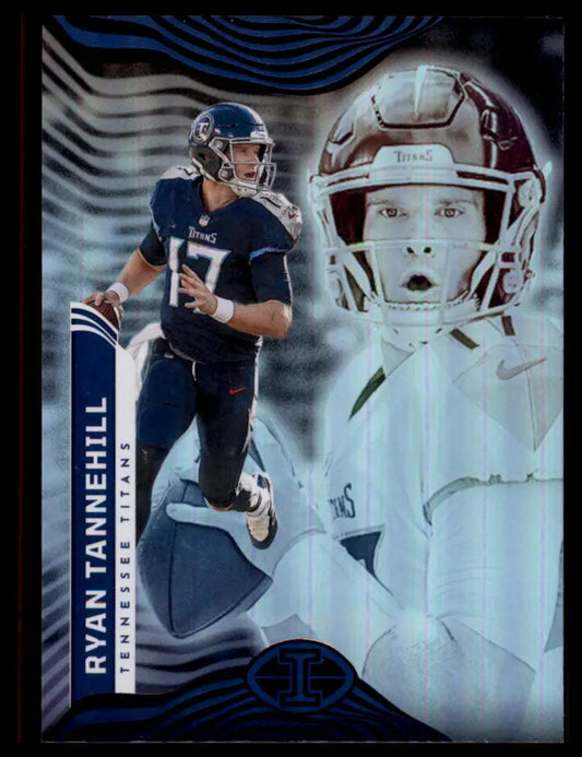 Ryan Tannehill football card from Panini Illusions 2022 Tennessee Titans product