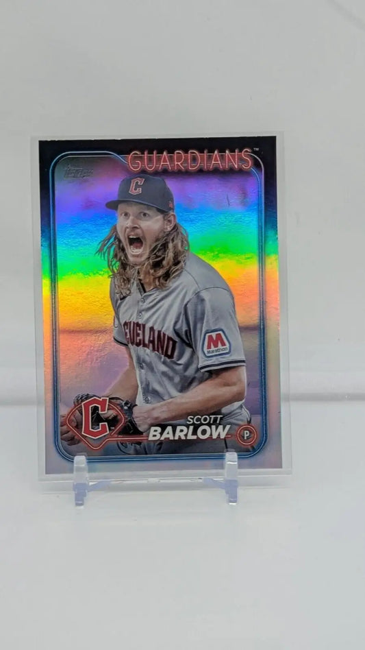 Scott Barlow Rainbow Foil #US42 2024 Topps Update baseball card collectible image