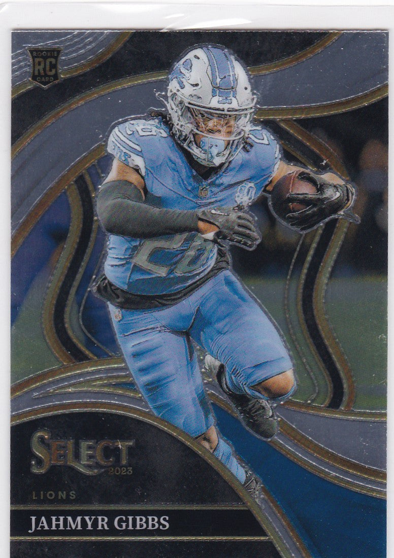 2023 Panini Select #266 Jahmyr Gibbs Club Level RC Detroit Lions