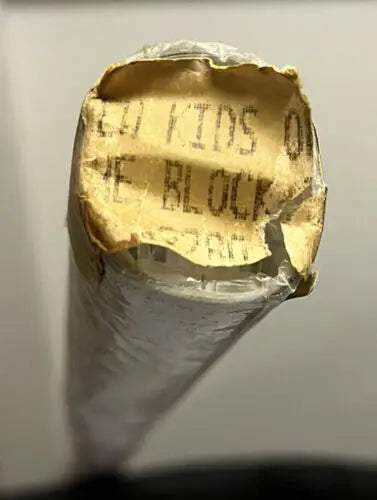 Rolled SEALED New Kids on the Block IV 1990 Vintage Funky Original Poster with damaged label