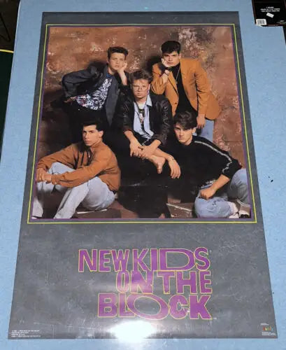 SEAL New Kids on the Block IV 1990 Vintage Funky Original Poster #3280 for collectors