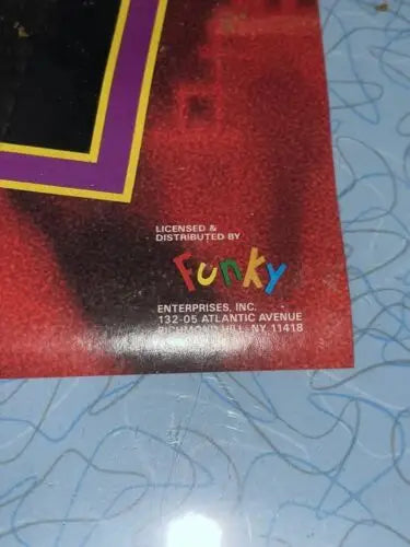 Licensed by Funky Enterprises, Inc. for SEALED New Kids on the Block World Tour vintage funky original poster