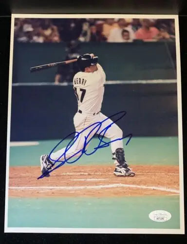 Sean Berry Autographed Signed 8x10 Houston Astros Photo with JSA COA