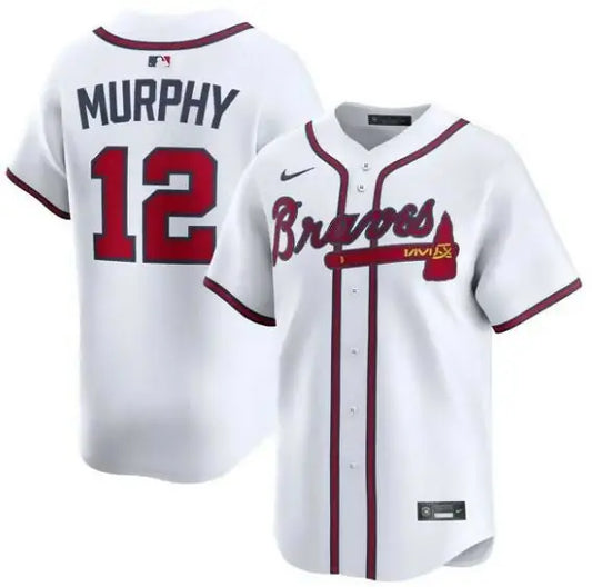 White Atlanta Braves Sean Murphy Nike Alternate Limited Player Jersey product image