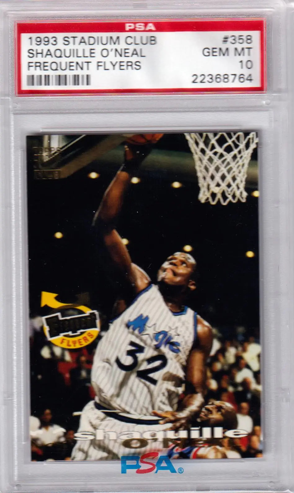 Shaquille ONeal 1993 Stadium Club basketball card graded PSA 10 for Columbia Hobby