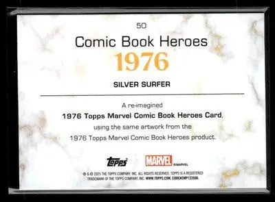 ? Silver Surfer — 2025 Topps Marvel 1975 Golden Anniversary #50 ?