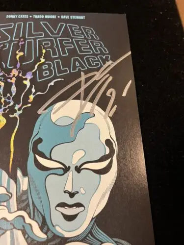 Signed Silver Surfer comic book by Donny Cates, featuring JSA authentication