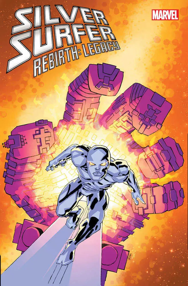Silver Surfer Rebirth: Legacy 1 Frank Miller Variant comic featuring the metallic hero in space