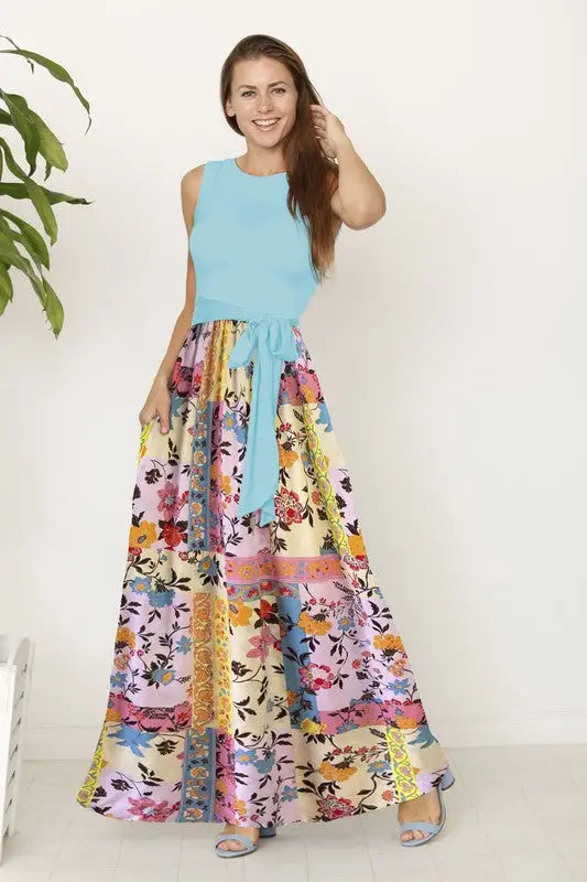 Sizes 2XL & 3XL ONLY Sleeveless Handkerchief Woven Maxi Day Dress USA ?? - Day dress