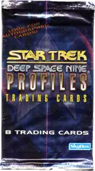 Factory sealed Star Trek Deep Space Nine Profiles trading cards pack display