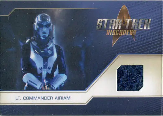 Star Trek Discovery relic costume card RC21 featuring Lt. Commander Airiam costume swatch