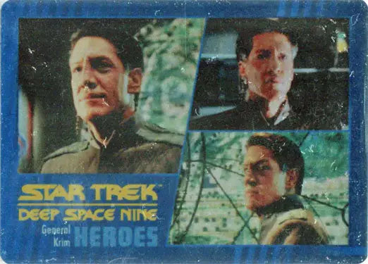 Star Trek Deep Space Nine trading card showcasing character in Heroes & Villains set