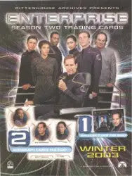DVD cover for Star Trek Enterprise Season 2 with main cast on the sell sheet