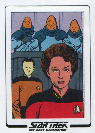 Trading card from Star Trek: The Next Generation Comic Cut Archives AC55 Chase 75/110