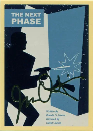 Book cover featuring a silhouette opening a door in Gold Foil Stamped design