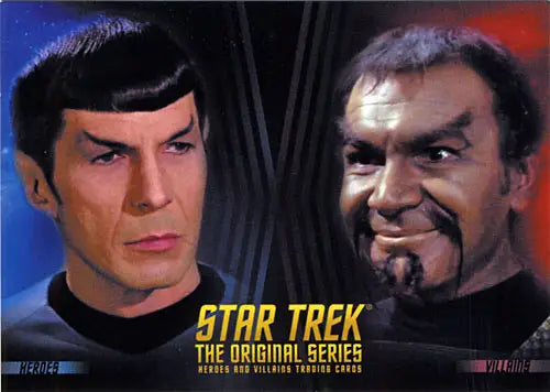 Promotional image of Star Trek TOS characters for the trading cards promo card