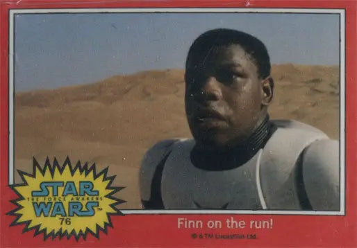 Star Wars Chrome Perspectives Force Awakens Gloss Preview Card #76 trading card image