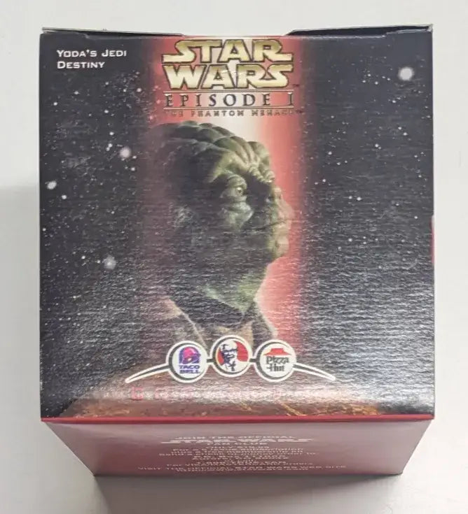Star Wars Episode I Yoda box from Pizza Hut in Star Wars Episode 1 Defeat the Dark Side game