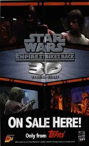 Star Wars The Empire Strikes Back 3D trading cards folded poster for collectors