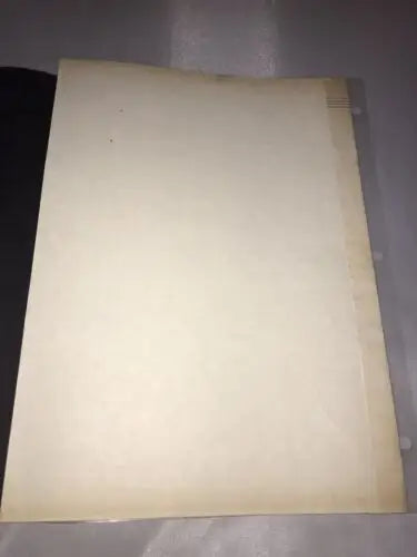 Cream-colored paper sheet from Star Wars Fan Club Revenge of the Jedi 1982 fan letter