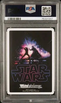 Graded Star Wars Kylo Ren trading card from Weiss Schwarz Star Wars series PSA 10