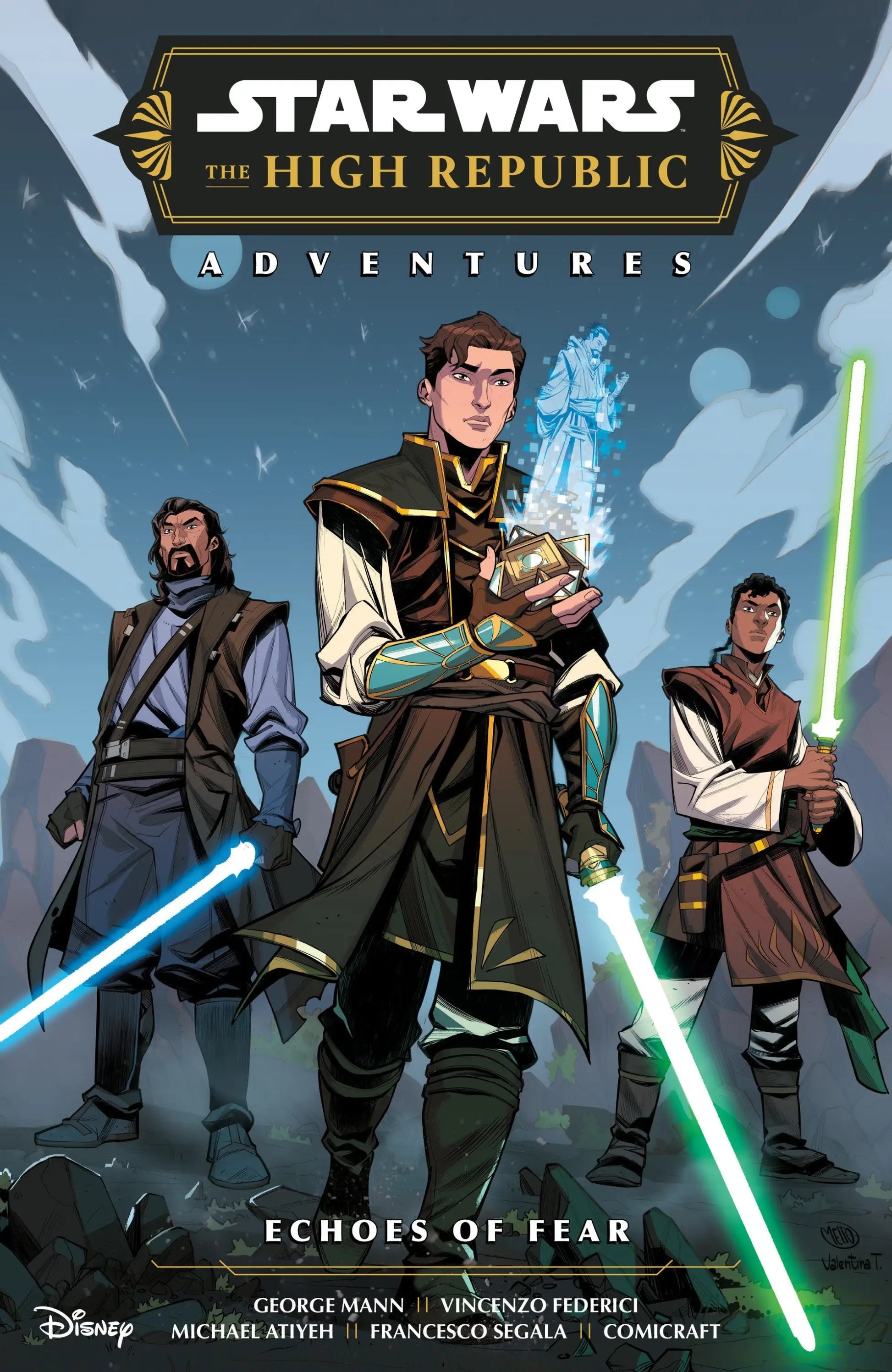 Star Wars High Republic Adventures comic book cover featuring Echo Stones from Republic Adventures Phase III