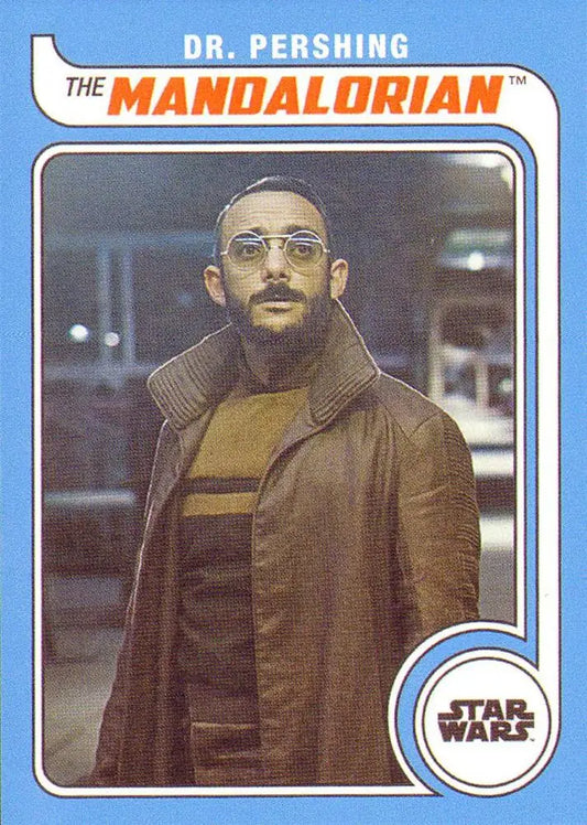 Vintage Star Wars trading card of Dr. Pershing from Topps Hockey series 1979-80
