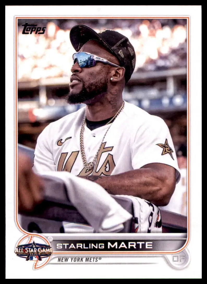 Starling Marte baseball card from Topps Update 2022 MLB All-Star Game series