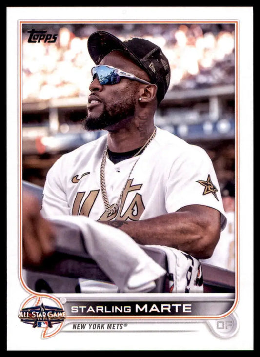 Starling Marte baseball card from Topps Update 2022 MLB All-Star Game series