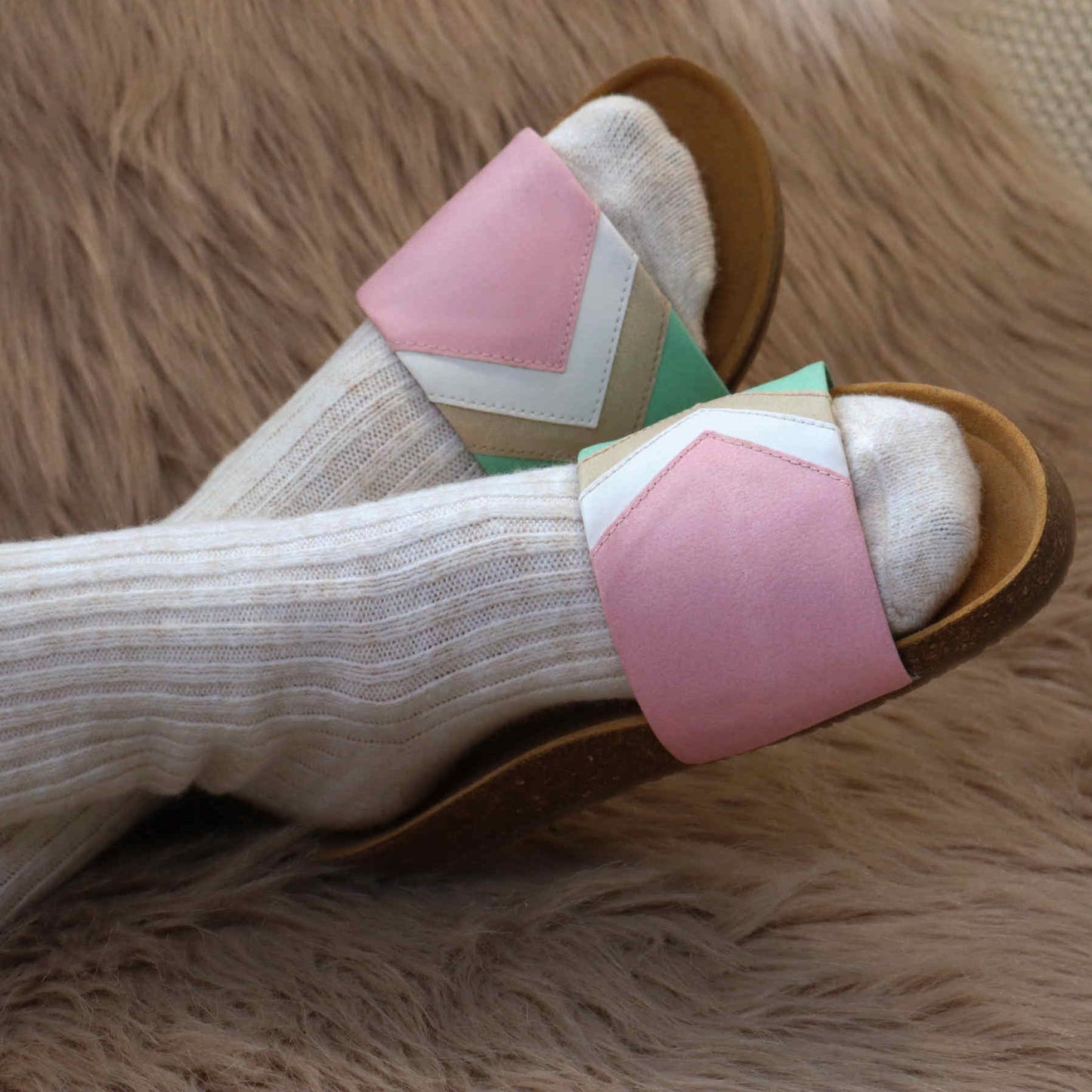 Strawberry Vegan Sandals With Ergonomic Footbed For Women