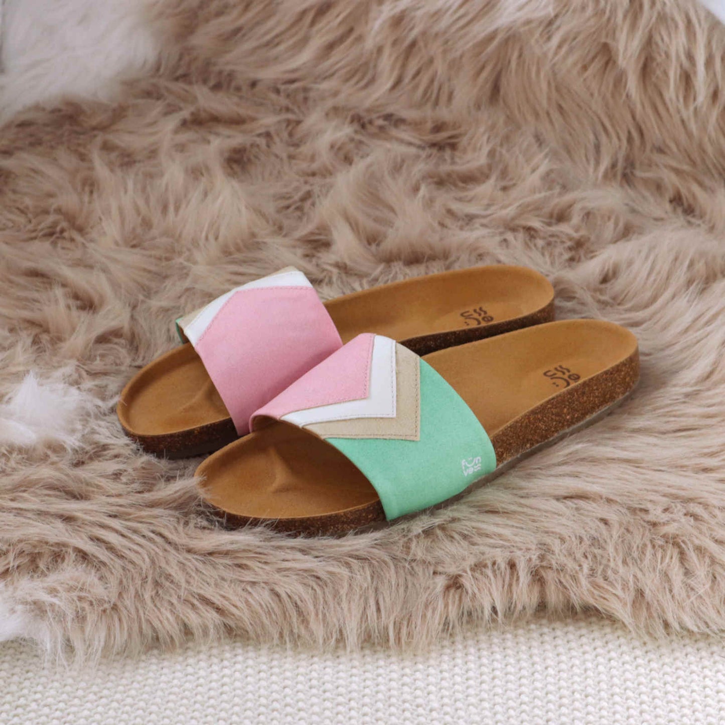 Strawberry Vegan Sandals With Ergonomic Footbed For Women