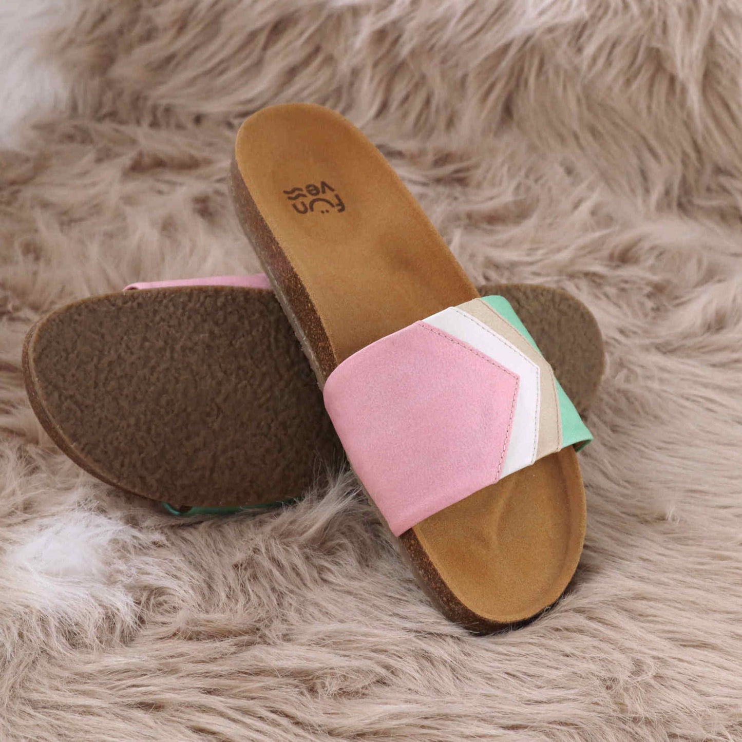Strawberry Vegan Sandals With Ergonomic Footbed For Women