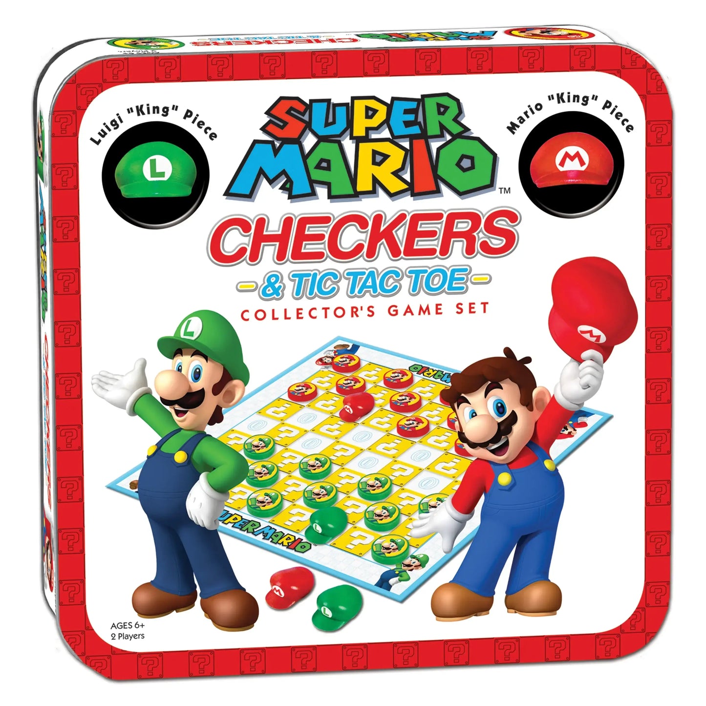 Super Mario tic tac toe and checkers collector’s game set by USAOPOLY