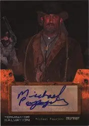 Autographed trading card of Carnahan by Michael Papajohn from Terminator Salvation
