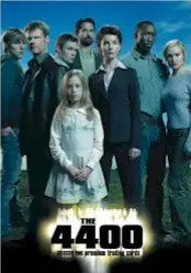 Promotional poster for The 4400 featuring characters from the San Diego exclusive promo card