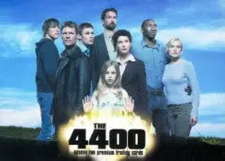 Promotional poster for The 4400 Season 2 on a collectible promo card featuring key characters