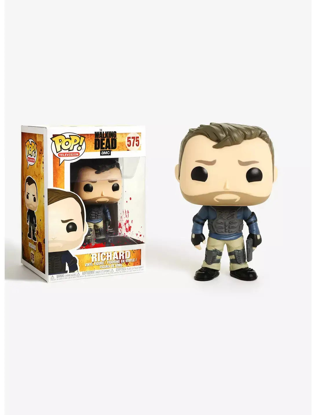 Walking Dead Richard Funko Pop! Vinyl #575 figure in dark clothing for collectors