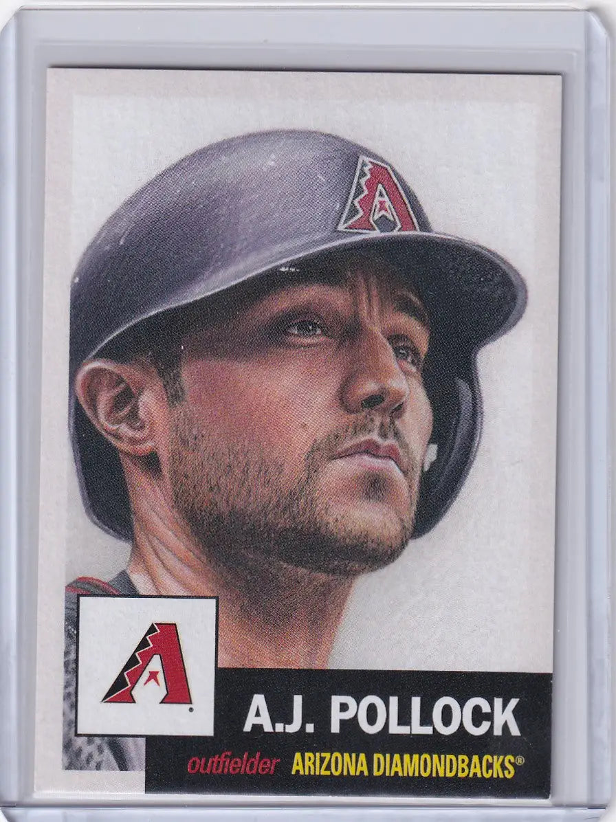 Baseball card of Pollock - Arizona from Topps Baseball Living set featuring Diamondbacks player