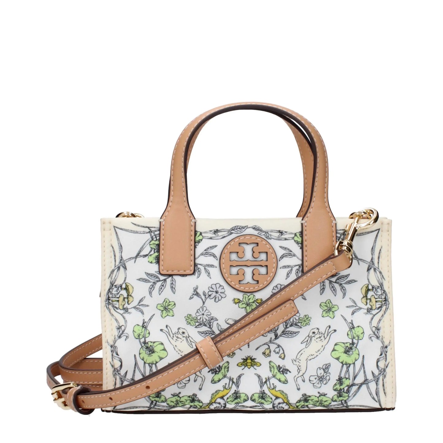 Tory Burch Beige Fabric Handbag - Handbag