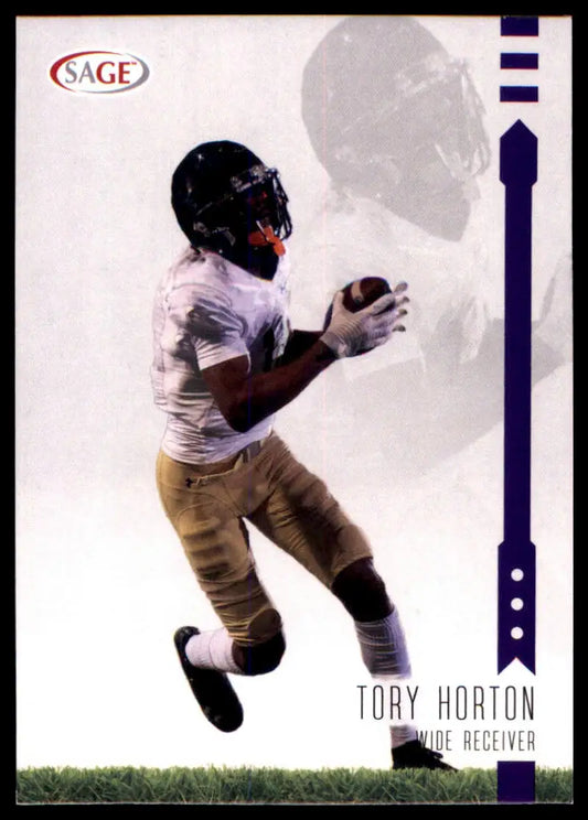 Football player trading card of Tory Horton from Sage Hit 2025 Colorado State Rams