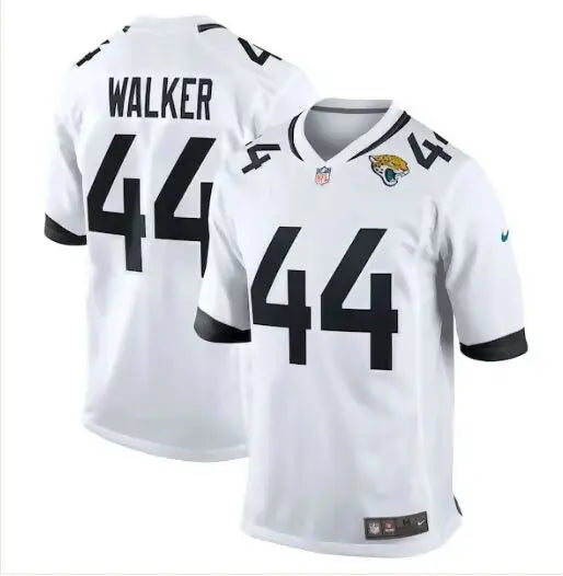 White Travon Walker Jacksonville Jaguars Nike Player Game jersey with number 44