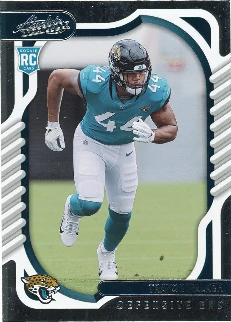 Travon Walker rookie card 2022 Panini Absolute Jacksonville Jaguars football product
