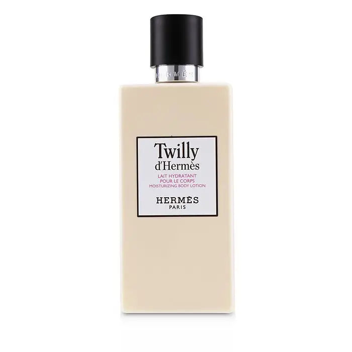 Moisturizing body lotion bottle of Twilly dHermès with black cap 200ml/6.7oz