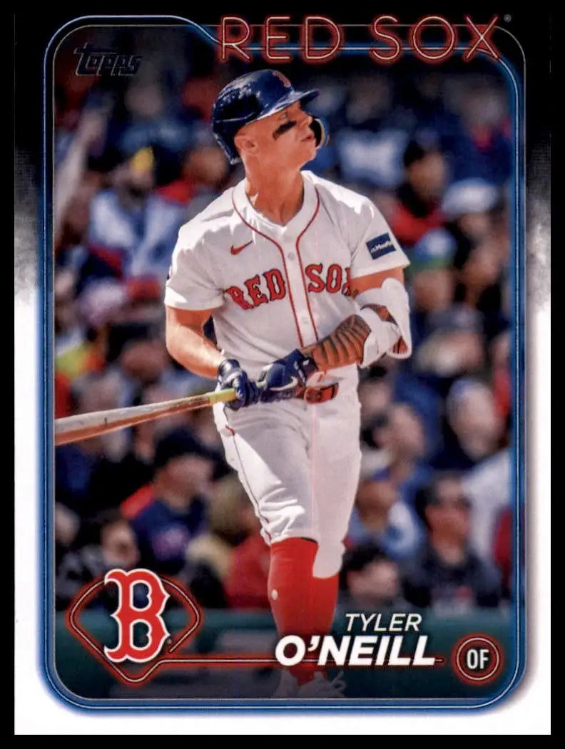 Tyler O’Neill baseball card from 2024 Topps Update series featuring Boston Red Sox