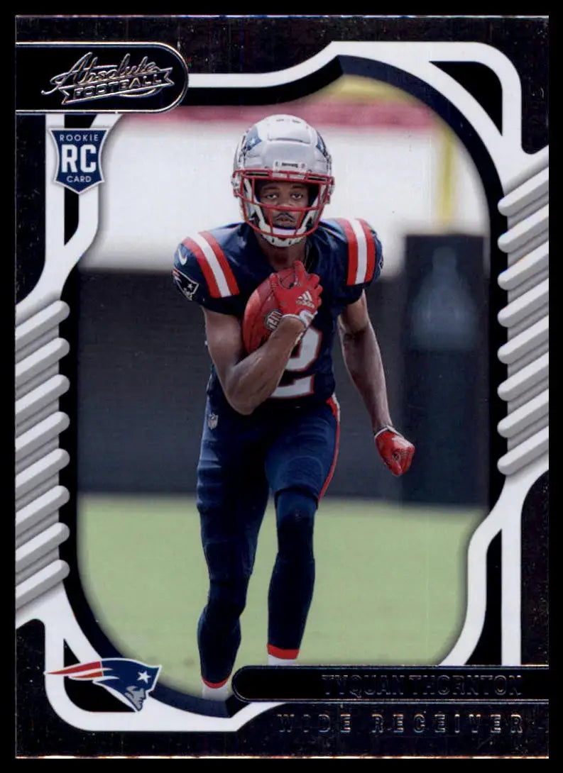Football rookie card featuring Tyquan Thornton from Panini Absolute 2022 Panini Absolute Retail
