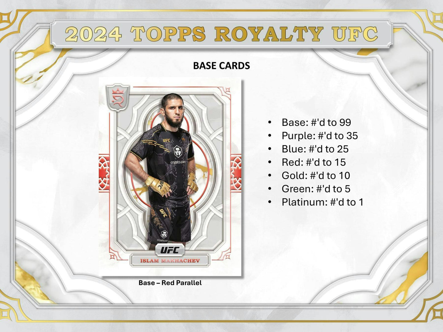 2024 Topps Royalty UFC Hobby Box